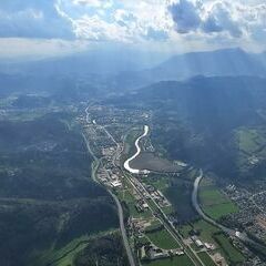 Flugwegposition um 15:16:41: Aufgenommen in der Nähe von Gemeinde Niklasdorf, 8712, Österreich in 1699 Meter